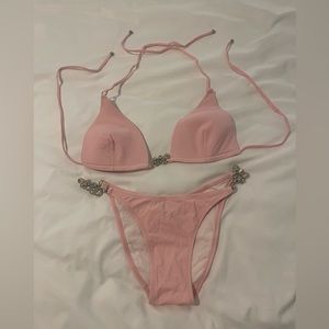Bikini Pain de SucrE Haut de maillot triangle à bijoux pink